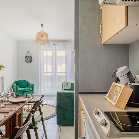 Apartamento L'ecrin D'emeraude - Parking -airport 15min Mérignac