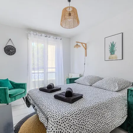 Apartamento L'ecrin D'emeraude - Parking -airport 15min Mérignac